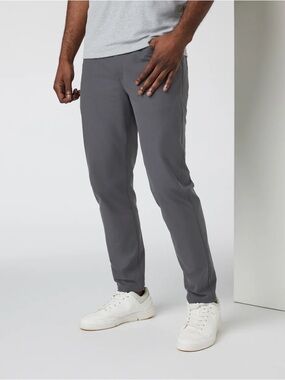 Vuori Men’s Meta Pant in Charcoal Gray Warpstreme Casual Chino Pants